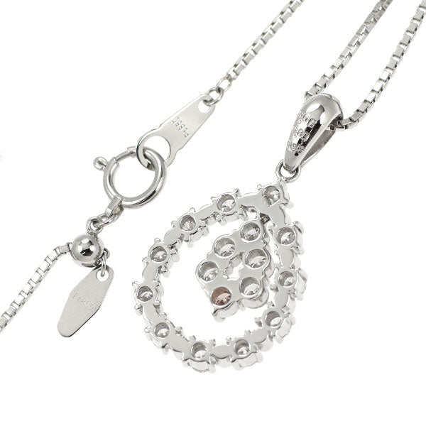 Pt900/Pt850 天然ピンクダイヤモンド ペンダントネックレス 0.05ct 0.80ct