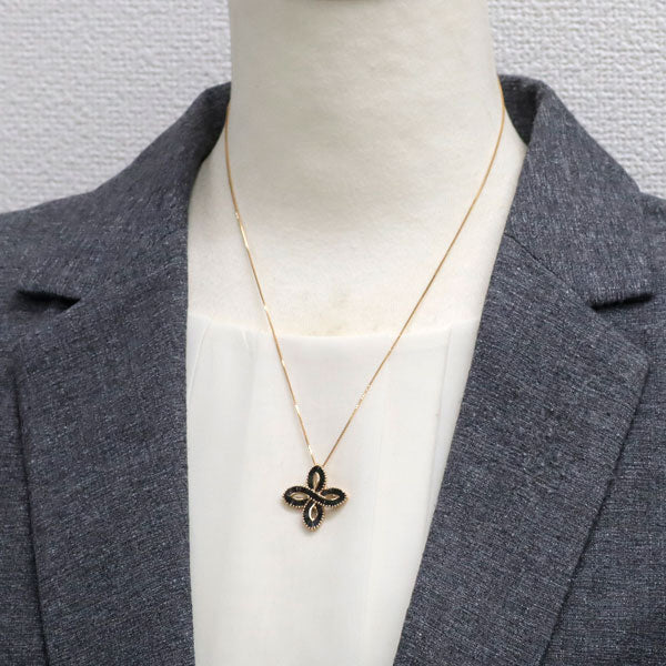 K18PG トリートグリーンダイヤモンド ペンダントネックレス 1.15ct