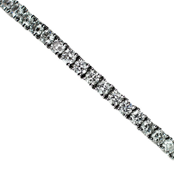 K18WG ダイヤモンド バングル 3.55ct