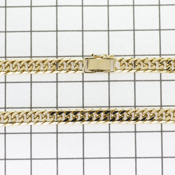 K18YG ネックレス 喜平6面ダブル 51cm