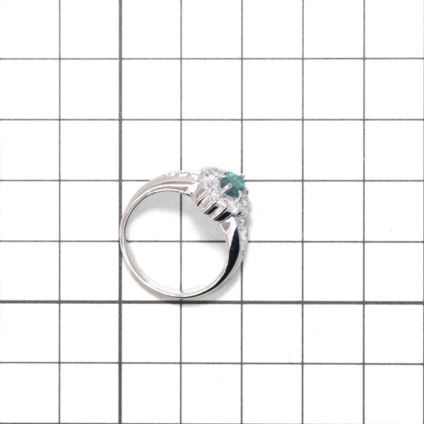 希少 Pt900 アレキサンドライト ダイヤモンド リング 0.76ct D1.09ct