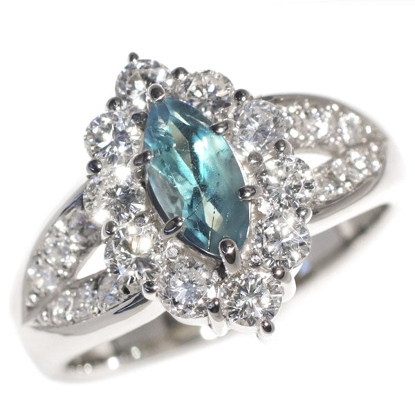 希少 Pt900 アレキサンドライト ダイヤモンド リング 0.76ct D1.09ct