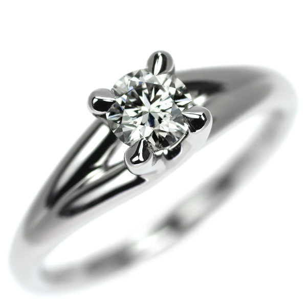 ショーメ Pt950 ダイヤモンド リング 0.30ct F VVS1 VG リアン・ドゥ・ショーメ