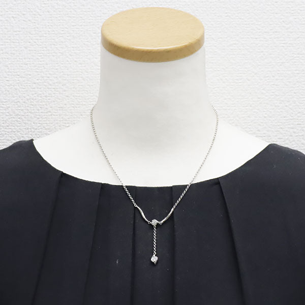 ラザールキャプラン/セイコー Pt ダイヤモンド ペンダントネックレス 0.25ct