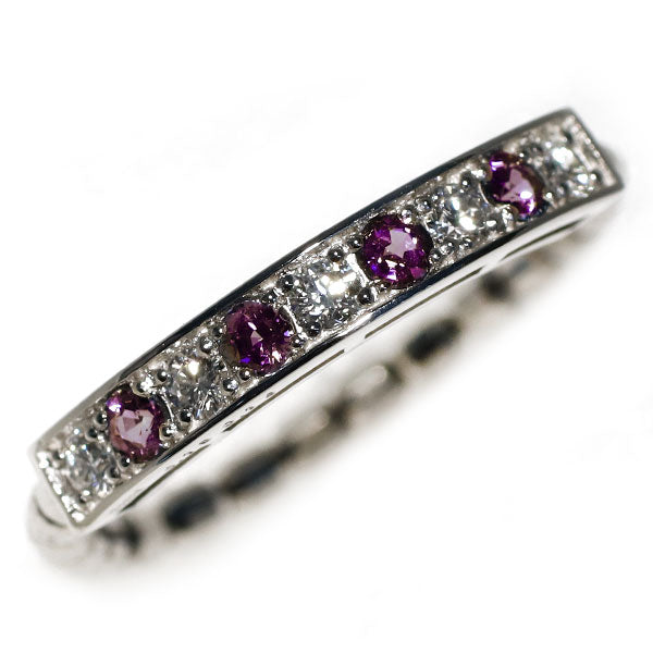 希少 Pt950 アレキサンドライト ダイヤモンド リング 0.14ct D0.16ct