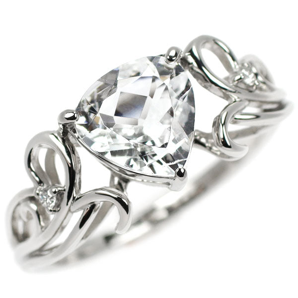 新品 希少 Pt900 チカロバイト ダイヤモンド リング 1.248ct D0.02ct