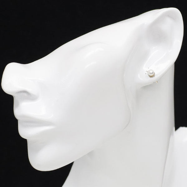 田崎真珠 K18YG アコヤ ベビー 真珠/パール ピアス 径約 4.3mm