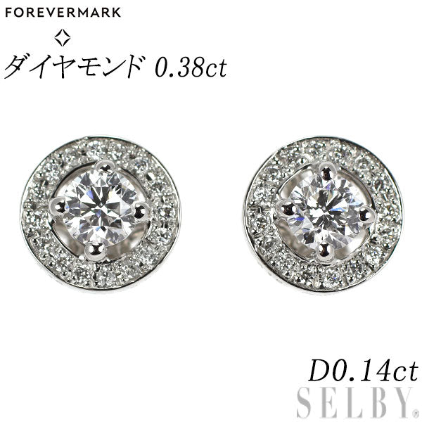 フォーエバーマーク Pt900 ダイヤモンド ピアス 0.38ct D0.14ct フォーエバーマーク Pt900 ダイヤモンド ピアス 0.38ct D0.14ct