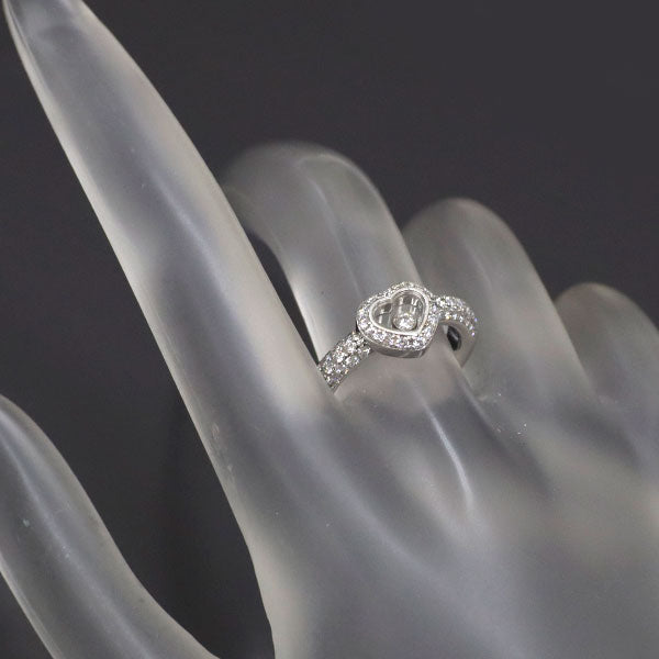 ショパール K18WG ダイヤモンド リング ハッピーダイヤ ハート