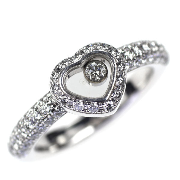 ショパール K18WG ダイヤモンド リング ハッピーダイヤ ハート