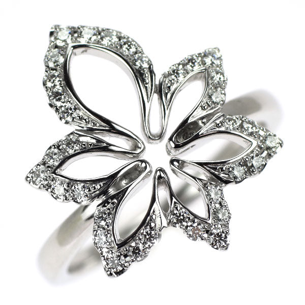 ラザールキャプラン K18WG ダイヤモンド リング 0.30ct