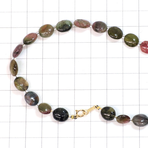 K18YG マルチカラー トルマリン ネックレス 100.00ct