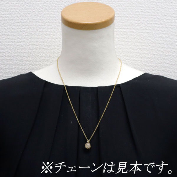 GSTV K18YG ダイヤモンド ペンダントトップ 0.30ct