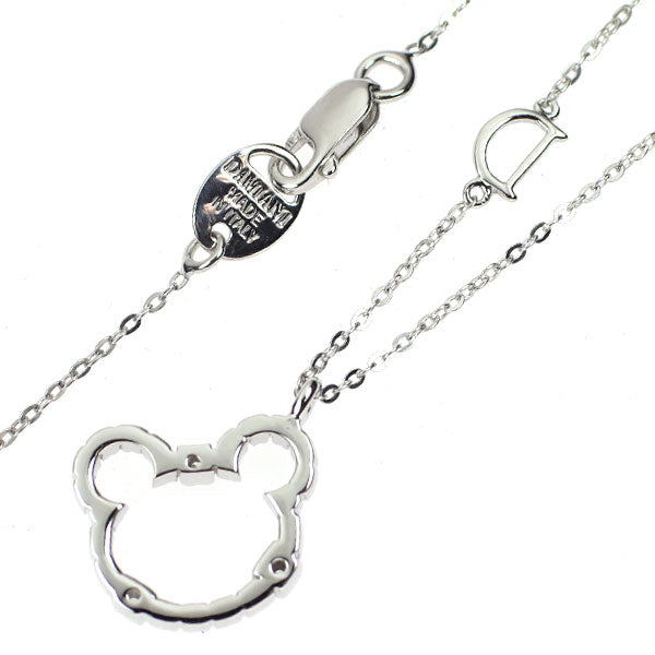 ダミアーニ K18WG ダイヤモンド ペンダントネックレス ミニシンボリ 熊