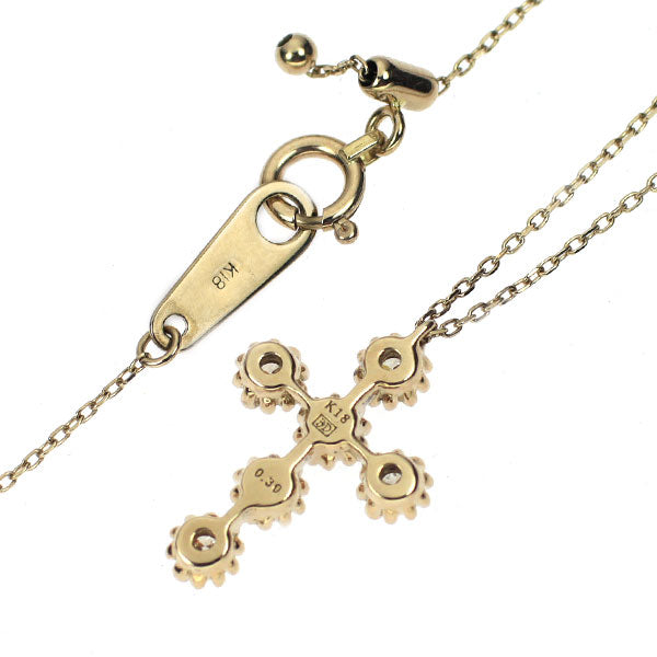 カシケイ/Kashikey K18CG ダイヤモンド ペンダントネックレス 0.30ct ミルシリーズ