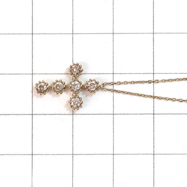 カシケイ/Kashikey K18CG ダイヤモンド ペンダントネックレス 0.30ct ミルシリーズ
