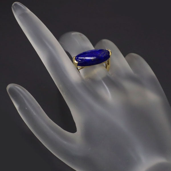 GSTV K18YG ラピスラズリ リング 7.00ct