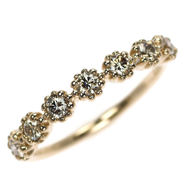 カシケイ K18CG ブラウン ダイヤモンド リング 0.35ct ミル