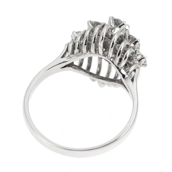 Pt900 ダイヤモンド リング 0.84ct 陽刻ヴィンテージ 昭和風レトロ