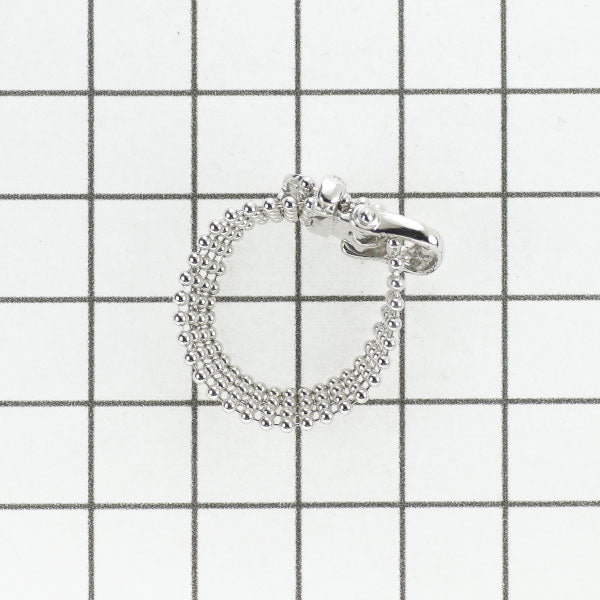 K18WG ダイヤモンド チェーンリング 0.05ct フリーサイズ