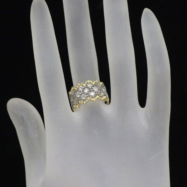 Pt900/K18YG ダイヤモンド リング 0.30ct