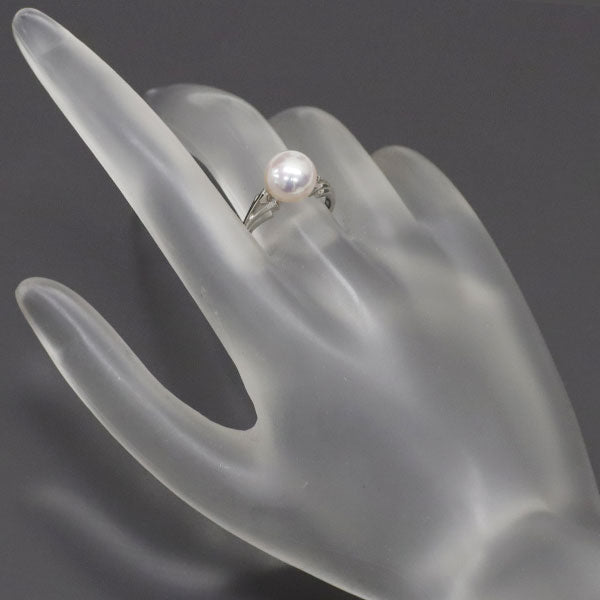 ミキモト Pt900 アコヤ 真珠/パール リング 径約 8.7mm