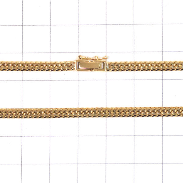 K18YG ネックレス 喜平6面ダブル  50cm