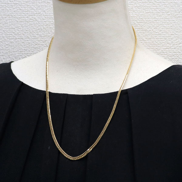 K18YG ネックレス 喜平6面ダブル  50cm