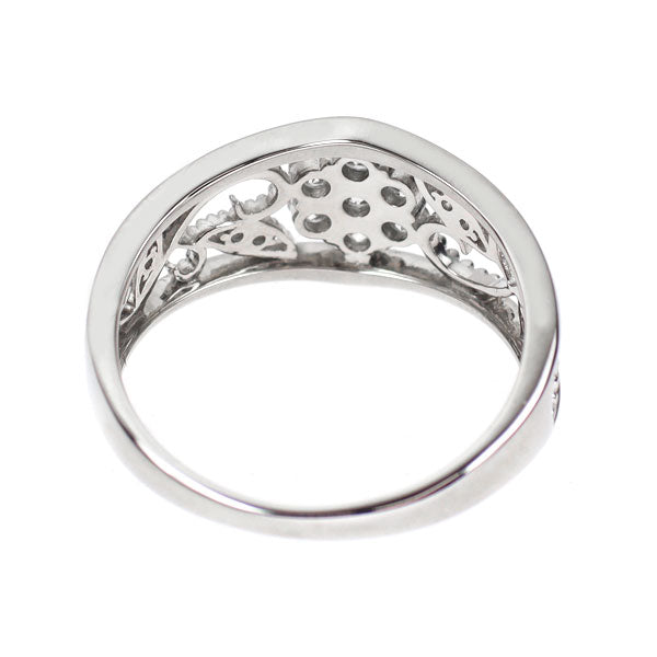 Pt900 ダイヤモンド リング 0.31ct フラワー