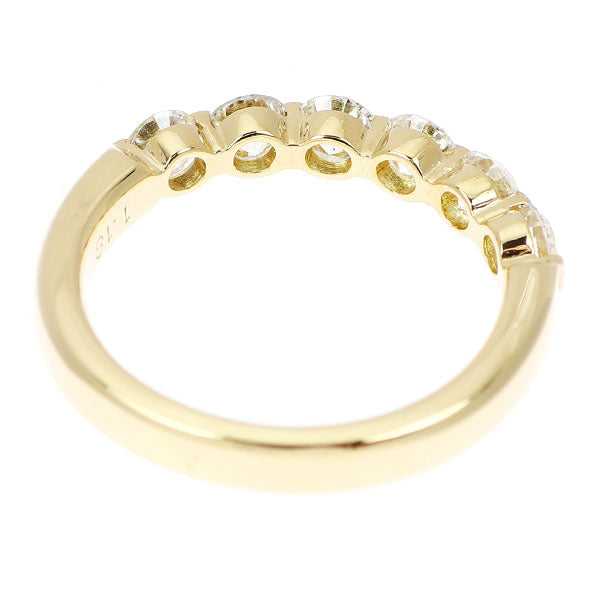 K18YG ダイヤモンド リング 1.18ct 一文字