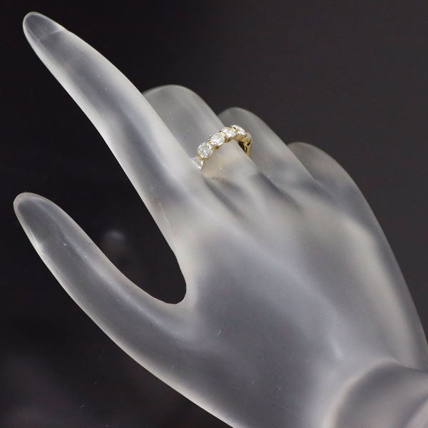 K18YG ダイヤモンド リング 1.18ct 一文字