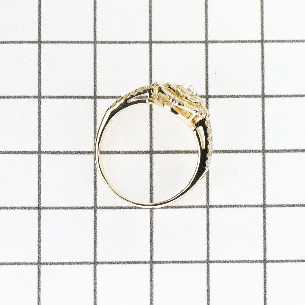 K18YG ローズカット ダイヤモンド リング 0.221ct D0.70ct