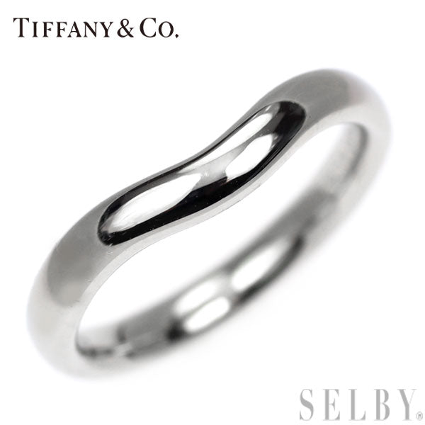 ティファニー Pt950 リング カーブドバンド