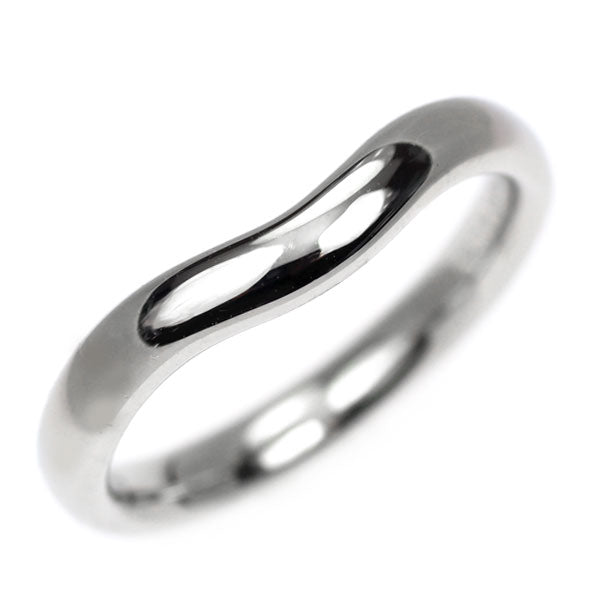 ティファニー Pt950 リング カーブドバンド