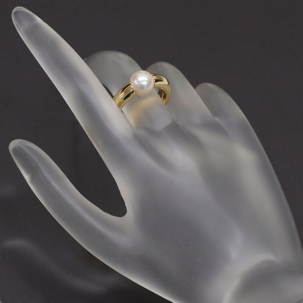 ミキモト K18YG アコヤ 真珠/パール リング 径約7.8mm