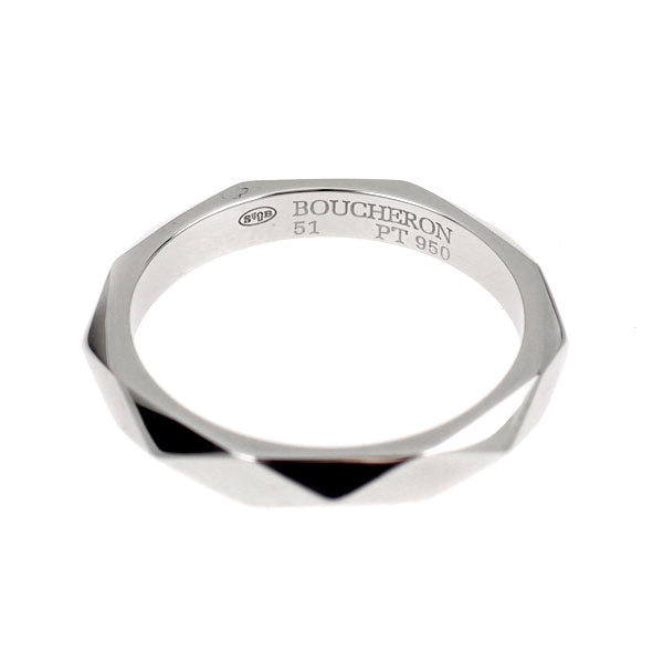 ブシュロン Pt950 リング ファセット 51号