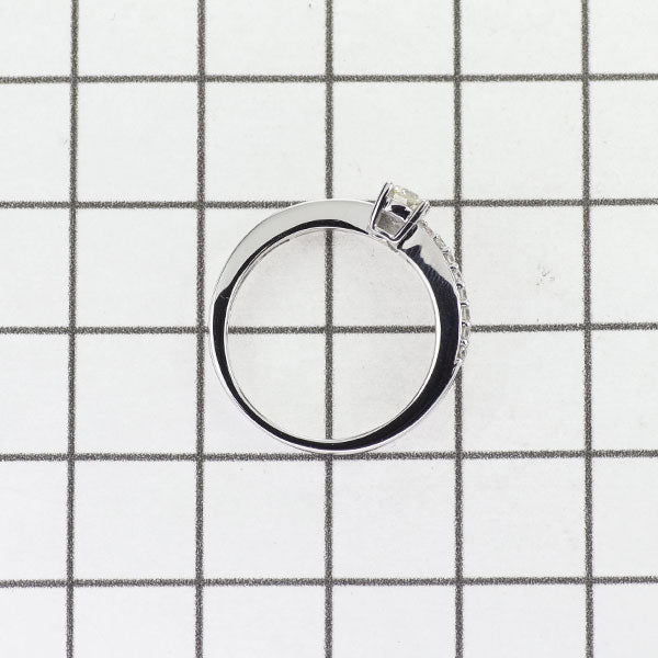 K18WG ダイヤモンド リング 0.16ct D0.25ct ハーフエタニティ