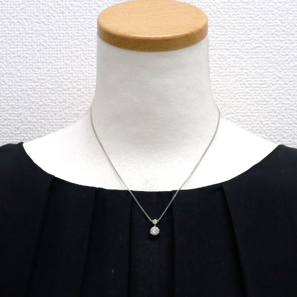 Pt1000 ダイヤモンド ペンダントネックレス 1.175ct VLGY I1 0.225ct