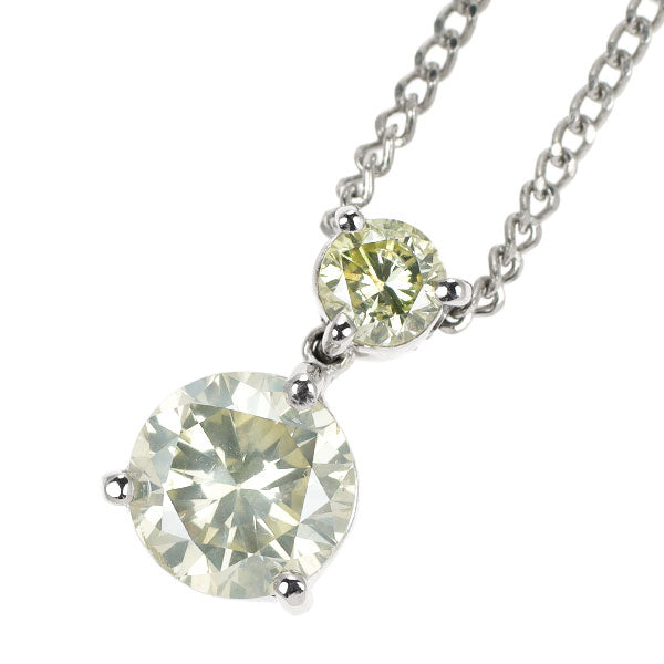 Pt1000 ダイヤモンド ペンダントネックレス 1.175ct VLGY I1 0.225ct