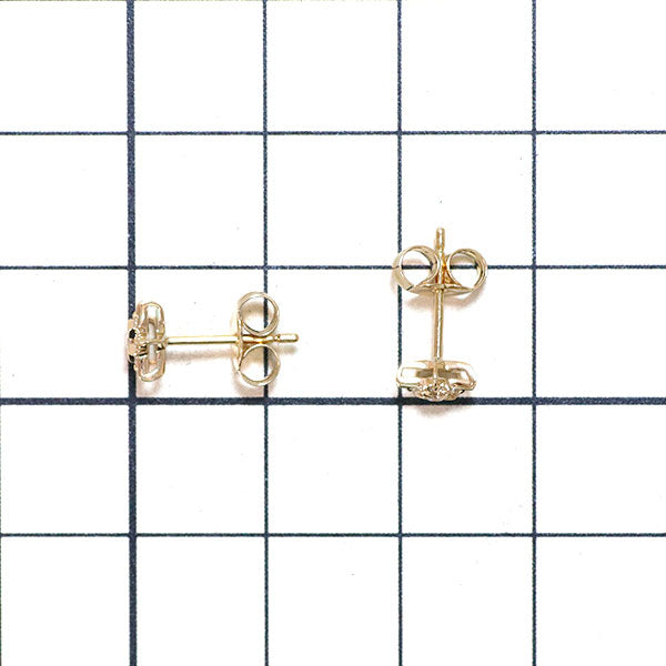 スタージュエリー K18YG ダイヤモンド ピアス 0.06ct STAR of STARS スターオブスター