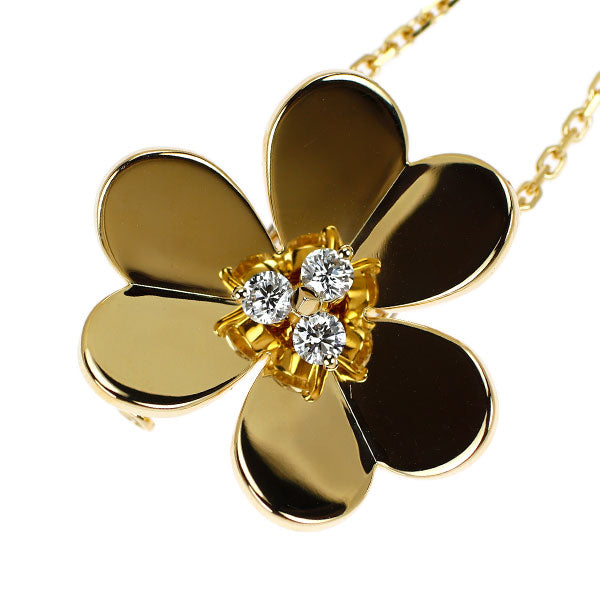 ヴァンクリーフ＆アーペル K18YG ダイヤモンド ペンダント