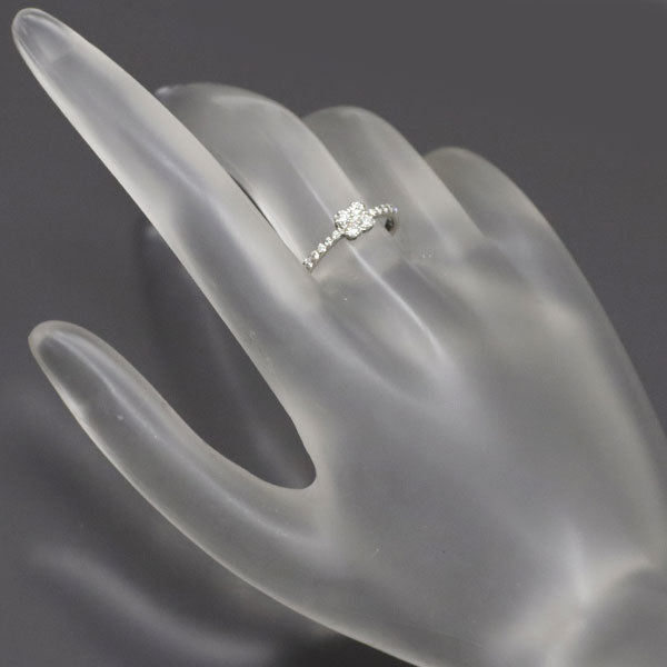 ポンテヴェキオ Pt999 ダイヤモンド リング 0.25ct フラワー