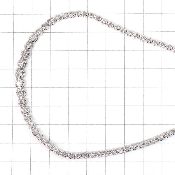 Pt850 ダイヤモンド ネックレス 5.06ct