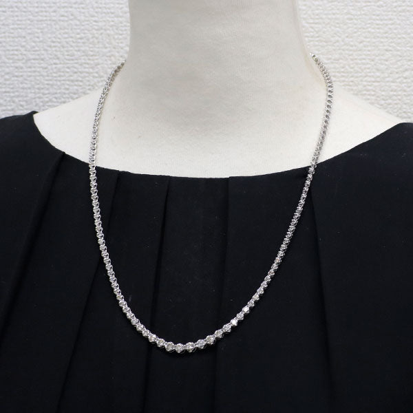 Pt850 ダイヤモンド ネックレス 5.06ct