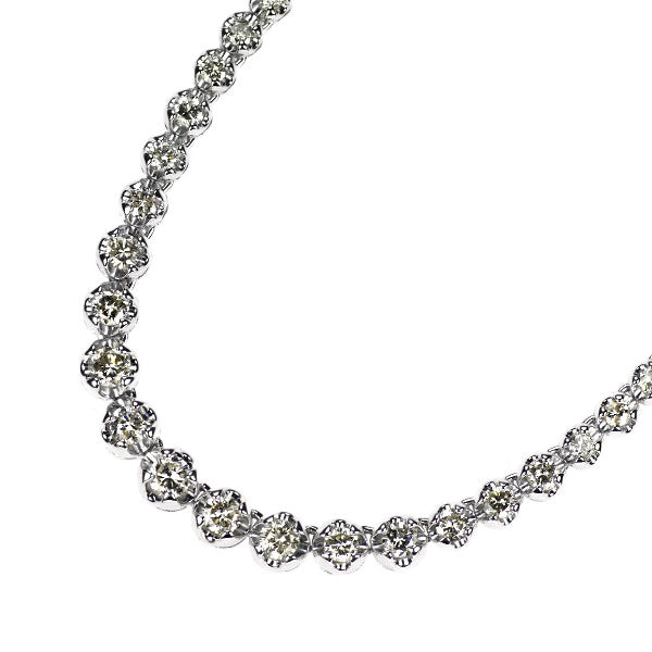 Pt850 ダイヤモンド ネックレス 5.06ct