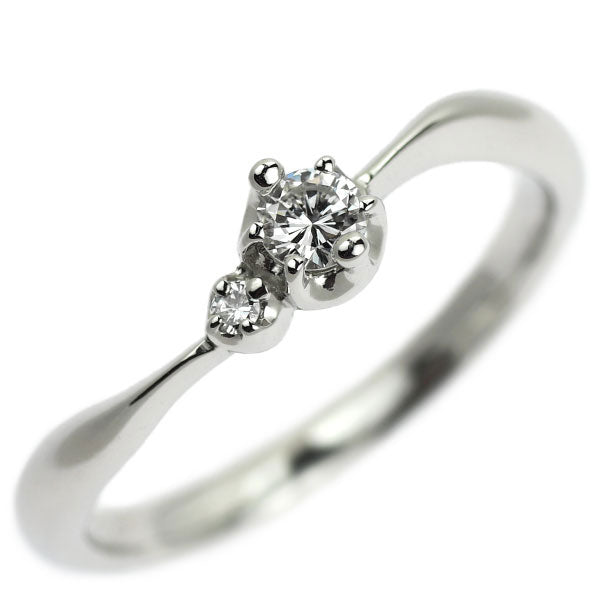 Pt900 ダイヤモンド リング 0.11ct — セルビーオンラインストア 