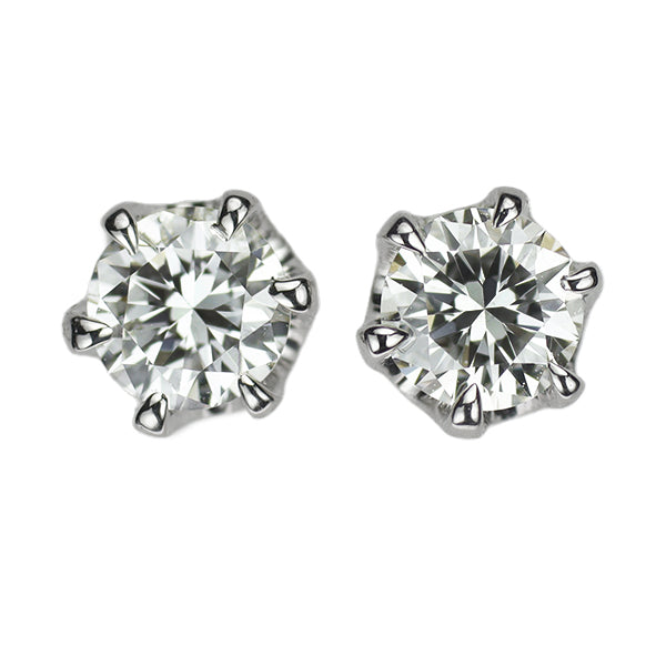 Pt900 ダイヤモンド ピアス 0.30ct