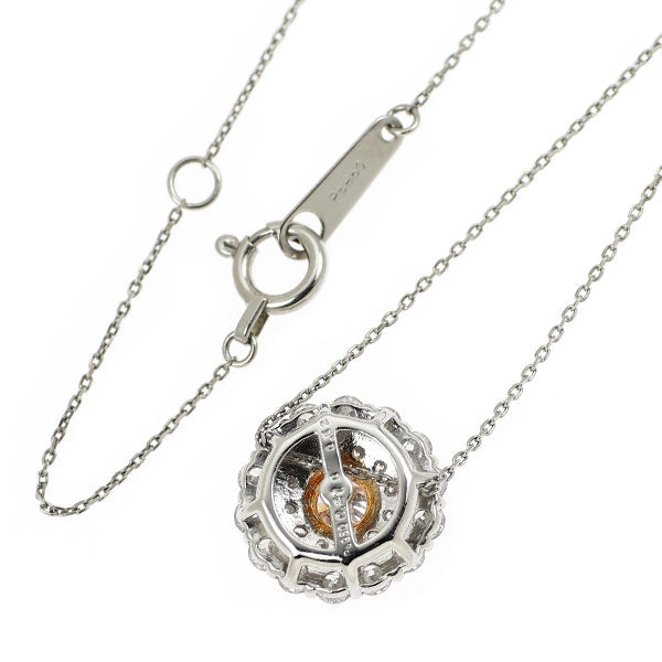 Pt 天然ピンクダイヤモンド ペンダントネックレス 0.210ct D0.52ct LPP I1