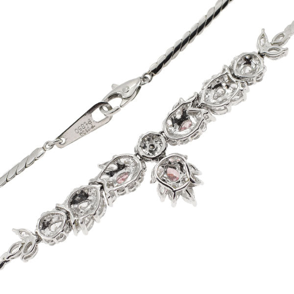 Pt 天然ピンクダイヤモンド ペンダントネックレス 0.504ct FP/FIPP SI2/I1 D3.59ct