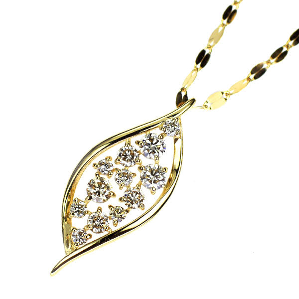 K18YG ダイヤモンド ペンダントネックレス 0.40ct